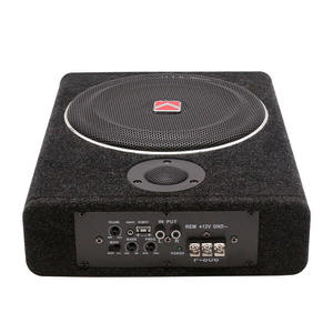 Subwoofer de voiture à montage peu profond 12V actif à bobine simple 600W RMS, caisson de basses trapézoïdal sous siège pour DJ - Product Image 3