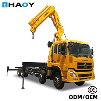 Grue de chantier articulée à bras pliable à commande proportionnelle HAOY 16 tonnes