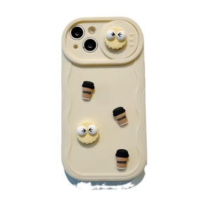 Wave Push DIY <span class=keywords><strong>Coque</strong></span> de téléphone TPU souple faite à la main pour <span class=keywords><strong>Apple</strong></span> pour <span class=keywords><strong>iPhone</strong></span> 16 Pro Max XR-15/14/<span class=keywords><strong>11</strong></span> Coal Ball Brown Modèle Fenêtre Accès - Product Image 6