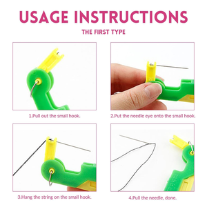 Automatic <b>Needle</b> <b>Threader</b> Thread Helpful Elderly Guide Easy Use Sewing Tool Easy Device Thread Sewing - Product Image 3