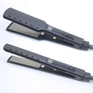 Custom Titanium Flat Iron Private Label <strong>Professional</strong> Salon 480 Degree Constant Temperature <strong>Hair</strong> <strong>Straightener</strong> - Product Image 3