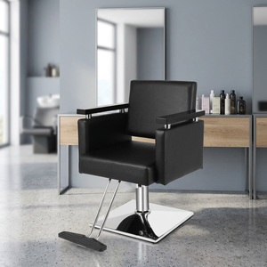 Sillón de Barbería Comercial Moderno, de Cuero Sintético, con Bomba Hidráulica, Resistente, para Salón de Belleza y Barbería - Product Image 6