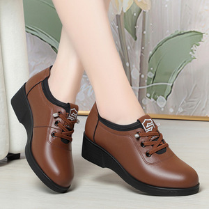 Xuanhui Nuove <span class=keywords><strong>Sneakers</strong></span> da Donna alla Moda con Lacci, Zeppa Alta di Qualità e Comfort - Product Image 1
