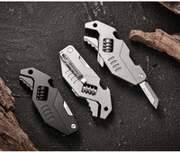 Couteau pliant en alliage de titane M390, OEM ODM, clé multifonction intégrée, outil de survie en camping, portable, EDC, outil de poche pour l'extérieur