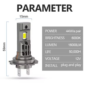 Công suất cao Mini Car LED Đèn sương mù đèn tự động Faro Đèn pha blubs 20000LM 60 Wát <span class=keywords><strong>Q5</strong></span>-H7 LED ánh sáng đèn pha Auto <span class=keywords><strong>Diode</strong></span> đèn - Product Image 2