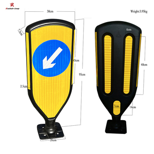 Separadores <span class=keywords><strong>de</strong></span> Carriles <span class=keywords><strong>de</strong></span> PE para Carreteras, Bolardos Flexibles <span class=keywords><strong>de</strong></span> Plástico, Señalización <span class=keywords><strong>de</strong></span> Seguridad Vial, Panel Vertical, <span class=keywords><strong>Señales</strong></span> <span class=keywords><strong>de</strong></span> Tráfico - Product Image 2