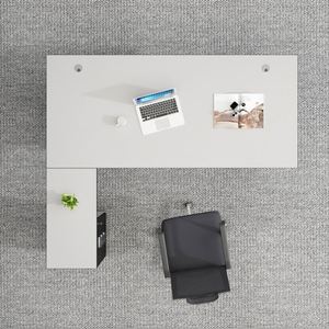 Mesa de oficina ejecutiva de MDF de alta calidad, diseño de muebles de oficina pequeños, mesa de escritorio de oficina - Product Image 6