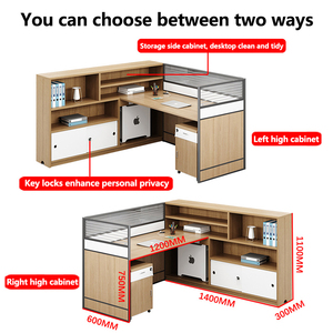 BGZ-38 Escritorio Mesa De Trabajo Modern <strong>Office</strong> <strong>Desk</strong> Furniture <strong>Office</strong> Furniture Staff <strong>Desk</strong> l Shaped <strong>Desk</strong> Table Work Table - Product Image 6