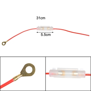 Vít Cầu Chì Xe Máy Thông Dụng Loại 6X30Mm Giá Đỡ Cầu Chì Thủy Tinh Nội Tuyến 0-250V Cầu Chì Xe Tay Ga Dây Đồng + Kính Thổi Nhanh - Product Image 4