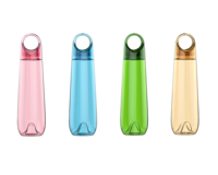 Bouteille d'eau de sport en plastique Tritan imprimée personnalisée en gros pour l'eau potable pour le sport