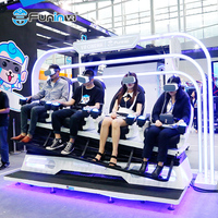Simulateur de cinéma VR 5D pour usage commercial en intérieur, système audio surround professionnel, chaise rétractable, films haute définition pour