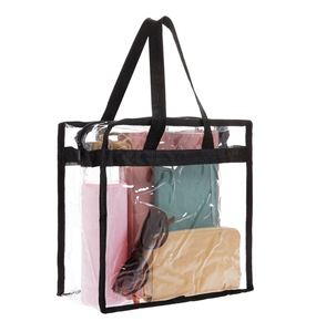 Bolsas Transparentes de PVC Aprobadas para Estadios, Ideales para Eventos Deportivos Escolares, Conciertos, con Cremalleras y Asas - Product Image 4