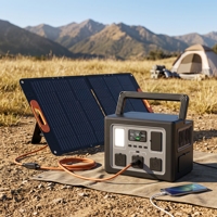Estación de Energía Portátil con Batería Solar de 1000w + Panel Solar de 1kw - Sistema de Energía Solar