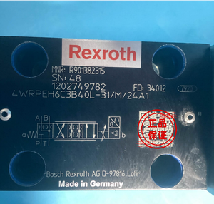 Original R901382315 4WRPEH6C3B40L-3X/M/24A1 ตัวควบคุมสัดส่วนแบบตอบสนองสูง มีสินค้าในสต็อก - Product Image 1