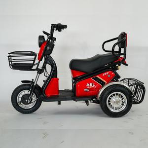 Modelo Buding, Bicicleta Eléctrica de Pasajeros de 600 W y 48 V, Triciclo de 3 Ruedas con Carrocería Abierta, Venta Directa de Fábrica al Por Mayor, Mejor Precio - Product Image 3