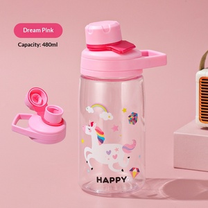 Customized Children's Cartoon Plastic Water <b>Cup</b>, Outdoor Portable and Sealed Leak Proof <b>Straw</b> <b>Cup</b> - Product Image 3