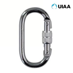 Mosquetón de <span class=keywords><strong>Escalada</strong></span> de Alta Resistencia UIAA 25KN, Gancho de Bloqueo en D de Aluminio para <span class=keywords><strong>Escalada</strong></span> en Roca, Rappel, Rescate - Product Image 2