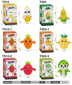 Juguetes Electrónicos Musicales Funboxes, Muñecos de Peluche de Plátano, Juguetes de Peluche Sensibles al Tacto, Pianos con Sensor de Frutas <span class=keywords><strong>para</strong></span> Niños - Product Image 3