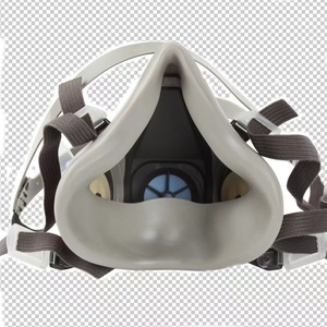 หน้ากากป้องกันแก๊สพิษป้องกันไวรัสกันฝุ่น6200พร้อมห่วงหูซิลิโคนสำหรับขัดเชื่อมและตกแต่ง - Product Image 2