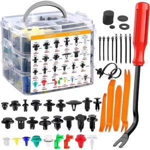 Kit de fixation automobile 820 pièces, 26 tailles, clips universels pour carrosserie, rivets, boulons d'expansion, pièces de réparation automobile - Product Image 1