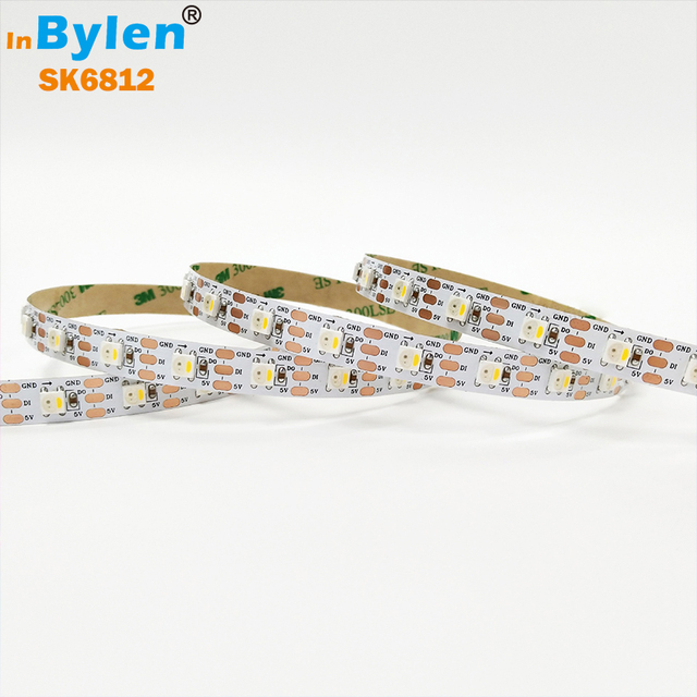 Factory Mini LED Strip RGBW 5V 12V 3535 5050 4in1 Pixel Addressable with USB Connectivity Voice Control 30 60 144 96 120 LED