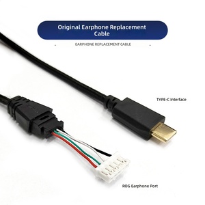 สำหรับเอซุส ROG เดลต้า เอสชุดหูฟังสำหรับเล่นเกมสาย USB ชนิด C แบบเปลี่ยนได้ 7.1 เสียงรอบทิศทางแกนทองแดง OFC สายสัญญาณเสียงไนลอนที่ทนทาน - Product Image 5