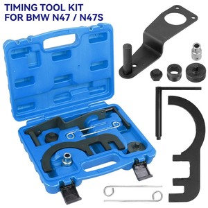 Outils de calage de l'arbre à cames pour moteur BMW N47 N47S N57 2.0, kit de réparation automobile, en acier au carbone, avec coffret de rangement rigide - Product Image 4