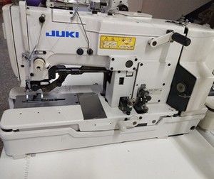 Used Jukis 781 Industrial Buttonhole Sewing <b>Machine</b> High-Speed for Suit Shirts & Denim - Product Image 2