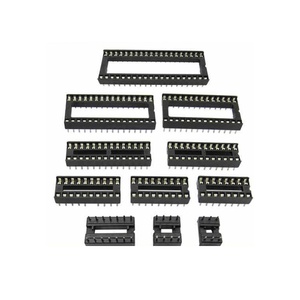 Tích hợp khối trực tiếp cắm Dip vi điều khiển chip Chiều rộng cơ sở <span class=keywords><strong>8</strong></span> 14 16 20 24 vuông <span class=keywords><strong>Pin</strong></span> <span class=keywords><strong>IC</strong></span> ổ cắm kích cỡ khác nhau ổ cắm ICS - Product Image 5