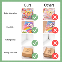 Umweltfreundliche Hochwertige Faltbare Versandbox Flach Verpackt Wellpappe-Verpackung Individuelle Farbe Karton-Versandbox mit Prägung