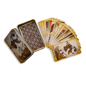 En vente Matte Lamination Grande Taille Orignal Raider Tarot Cartes Deck dans une boîte en fer blanc avec <span class=keywords><strong>livret</strong></span> relié parfait - Product Image 3