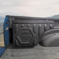 Boîte de rangement latérale universelle pour camionnette 4x4 tout-terrain 20L avec support rotatif