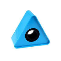 Microphone en plastique ABS durable à trou de 40mm Station d'interview TV motif polaire cardioïde avec connecteur XLR drapeau logo triangle noir
