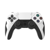 Control de Videojuegos GAMINJA en Stock en EE. UU. para PS4, Joystick de Alto Rendimiento con Efecto Hall, Doble Vibración, Gamepad de 6 Ejes