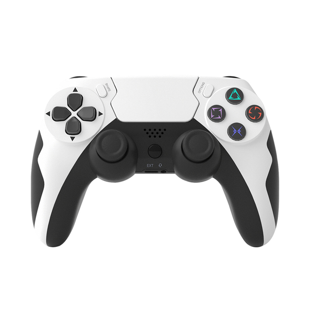 GAMINJA U.S. In-stock Video Game Controller for PS4 High Performance Hall-effect Joystick Double Vibration 6-axis Gamepad
