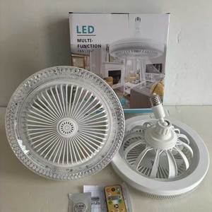 Led Multi Function <b>Fan</b> Light 50W <b>Remote</b> <b>Control</b> <b>Ceiling</b> Mount Flush Mount Plastic Body Ac Motor With Led Light Source - Product Image 4
