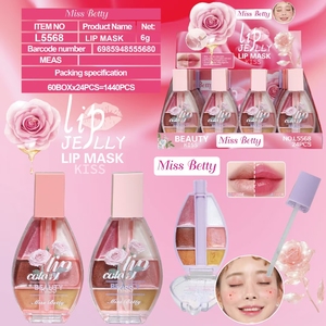 Batom Cremoso Glossy em Formato de Barco com Aroma Doce, Bálsamo Labial Leve para Maquiagem de Meninas - Product Image 1