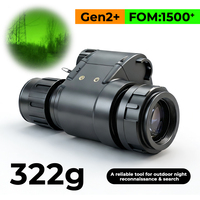 Professional Equipment GEN2+ Night Vision Goggles PVS 14 FOM1600 300g Lightweight Helmet Mounted NVG Monocular