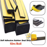 Bande d'étanchéité autocollante sur mesure en mousse de caoutchouc EPDM, bande anti-poussière, imperméable, bande d'étanchéité absorbant les chocs