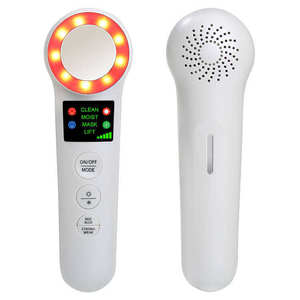 Dispositivo de Belleza Multifuncional de Mano con Tecnología RF, Luz Azul Fría y Caliente, Vibración, Masajeador Facial Reafirmante, Cuidado de la Piel ABS - Product Image 1