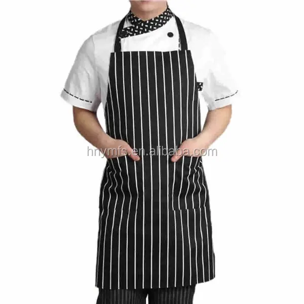 Fabbricazione specializzata facendo abbigliamento da lavoro uniforme da cuoco grembiule personalizzato realizzato in tessuto uniforme grembiule da cucina ristorante