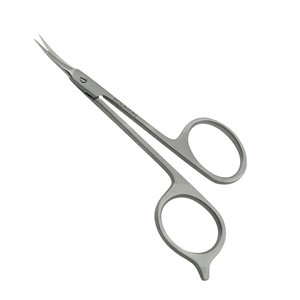 Ciseaux de manucure professionnels KOUNAIN en acier inoxydable de 11 cm, pointes aiguisées, pour la coupe des ongles des doigts et des orteils, droitiers, durables - Product Image 1