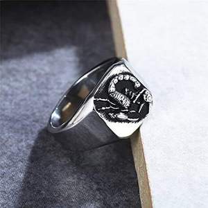 Anillo de joyería de moda para mujer, anillo de joyería fina, anillo de joyería de acero inoxidable, anillo de compromiso chapado en oro, estilo escorpión - Product Image 2