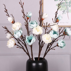 Qiaoqihao-tissu de fleurs décoratives, en mousse EVA, fleur de <span class=keywords><strong>Magnolia</strong></span> artificielle pour la décoration - Product Image 5