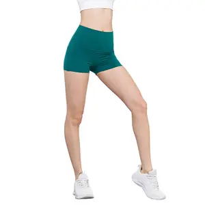 2024 Women High Waist Nude Feeling Fitnesss Gym Short Pants Workout Bike Shorts Activewear Shorts