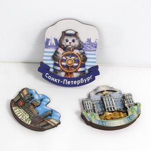 Imán de Refrigerador 3D Personalizado de Madera, Recuerdo de Viaje, Ciudades, <span class=keywords><strong>Valencia</strong></span>, España, Francia, Ibiza, Imán de Nevera de Viaje - Product Image 5