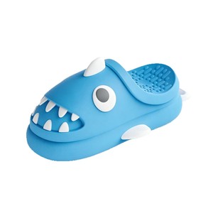 Jouet sonore interactif pour chien en latex, design dessin animé, pour l'entraînement en intérieur, modèle Pet Shark Slippers - Product Image 2