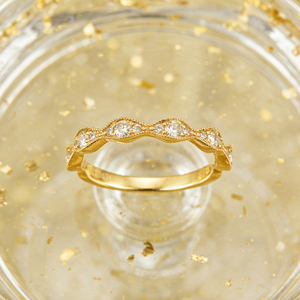 Bague de fiançailles et de mode personnalisée en or massif 10K/14K/18K, argentée, avec pierre de laboratoire CVD de qualité IGI VVS-VS, taille brillant classique, style cluster - Product Image 5
