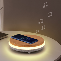 Trang Trí Nhà Hiện Đại Loa Không Dây Đèn Bàn Cảm Ứng Đèn Bàn LED Cảm Ứng Với Bộ Sạc Không Dây QI