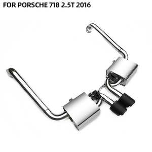 Tubo di Scarico Sportivo per <span class=keywords><strong>Porsche</strong></span> <span class=keywords><strong>718</strong></span> 2.5T 2016, Silenziatore Catback da Corsa in Acciaio Inossidabile - Product Image 5